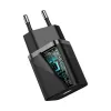Baseus Super Si kiirlaadija 1C 20W koos USB-C kaabliga Lightningi jaoks 1m (must)