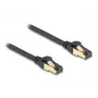 DeLOCK RJ45 Cat.6A võrgukaabel isane-isane S/FTP 0,3m must