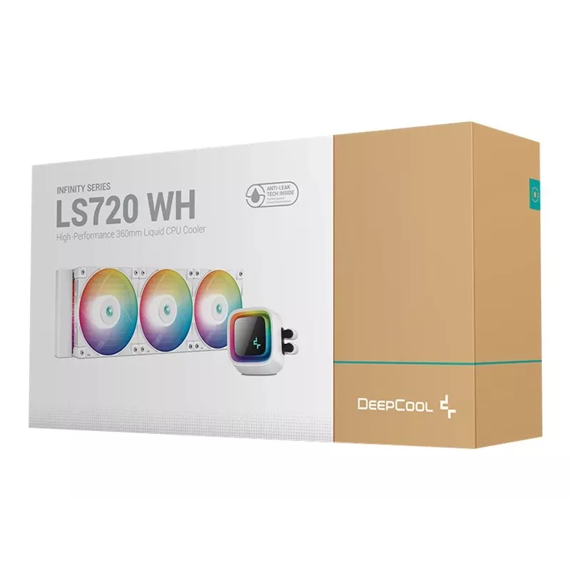 Terviklik vedelikjahuti DeepCool LS720 WH 12 cm 500-2250 RPM 32,9 dB