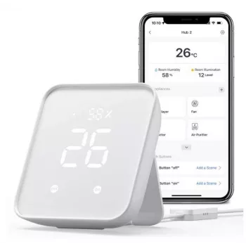 Nutika kodu keskus SwitchBot W3202100 – Wi‑Fi ja Bluetooth lüüs SwitchBot seadmetele