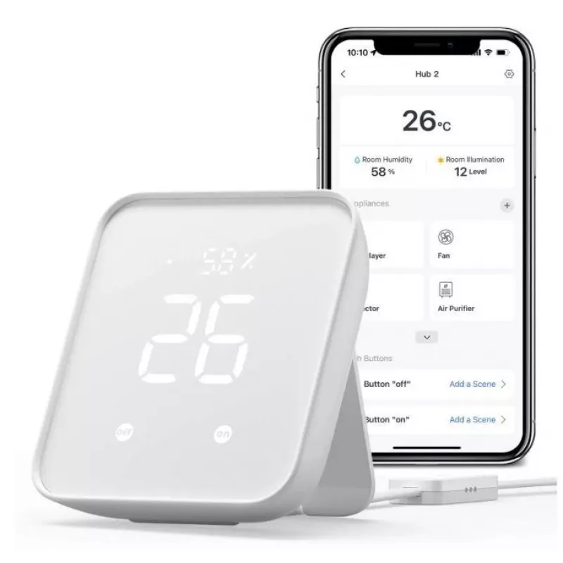 Nutika kodu keskus SwitchBot W3202100 – Wi‑Fi ja Bluetooth lüüs SwitchBot seadmetele