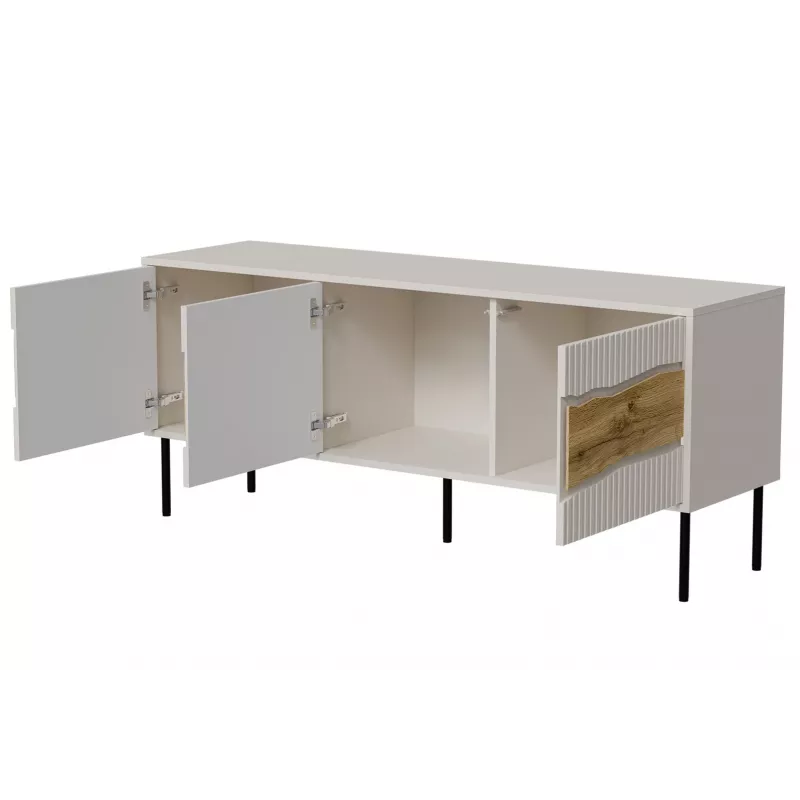 Cama INSERTO 3D TV-kapp 143.5x40x61.5 kašmiir + LED