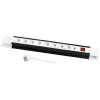 Pikendusjuhe LogiLink LPS207 3m 8 vahelduvvoolu pistikupesa must valge