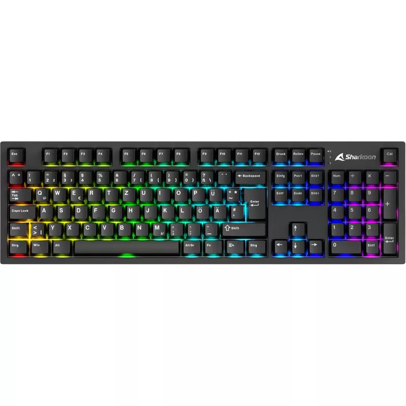Mehaaniline klaviatuur Sharkoon OfficePal KB70W — lineaarsed vaiksed lülitid, juhtmevaba