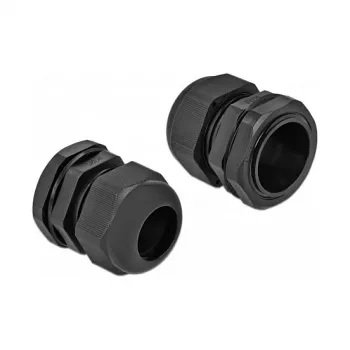 Kaablitihend DeLOCK 60224 Must Plastik 10 tk