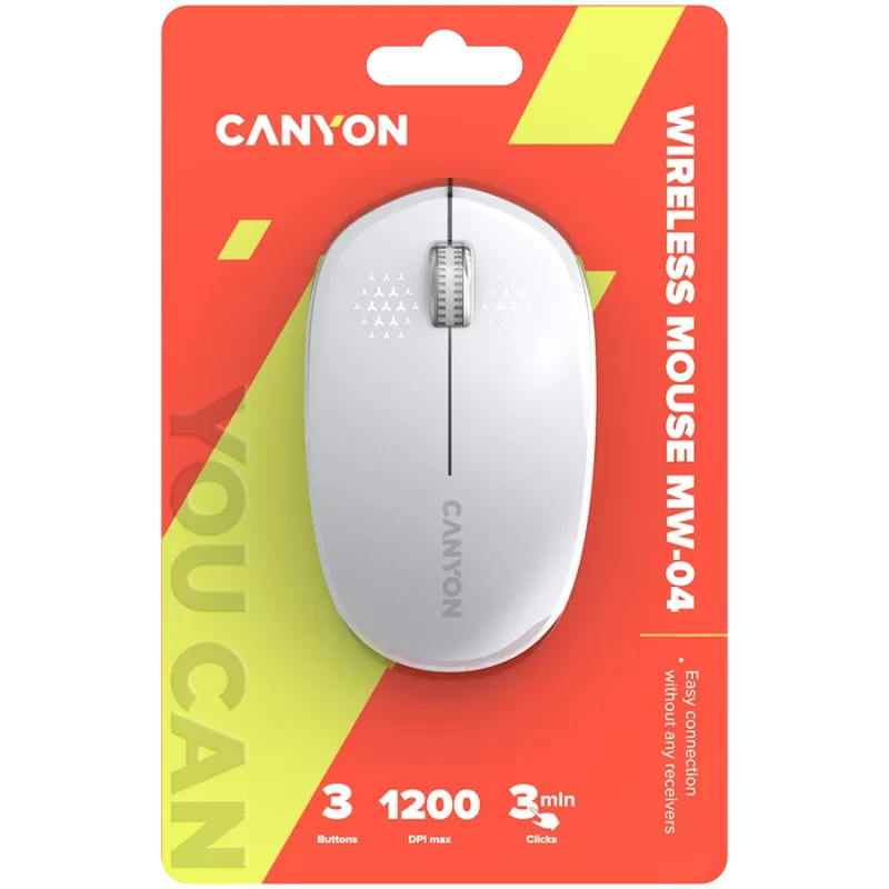 CANYON hiir MW-04 3 nupuga BT Wireless Valge