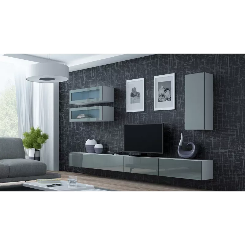 Cama Kapp VIGO 90 suletud 90/35/32 valge/hall läikiv