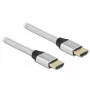 HDMI-kaabel DeLOCK Ultra High Speed 48 Gbps 8K 60 Hz Hõbedane 3m