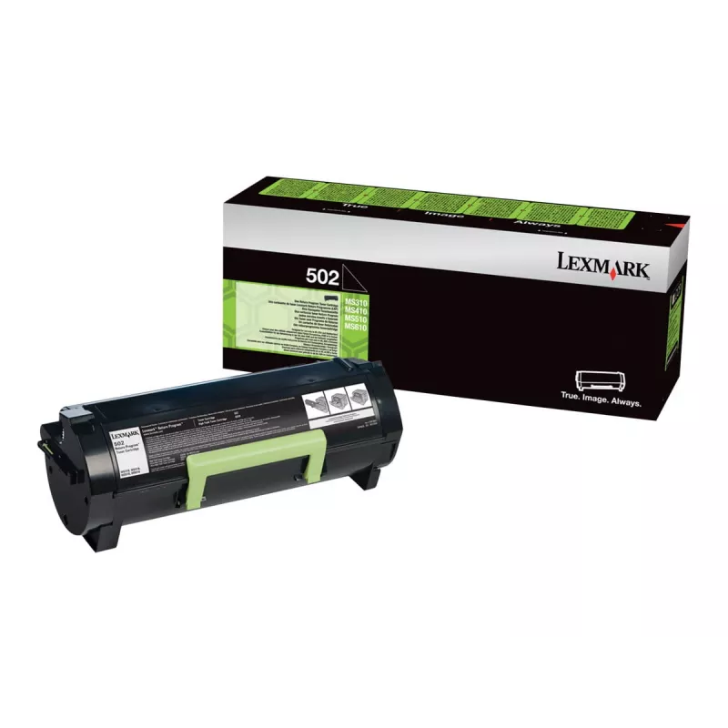 Tonerikassett Lexmark 502 1500 lehekülge must