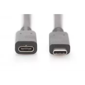 USB USB-C pikenduskaabel Digitus AK-300210-007-S 0,7 m
