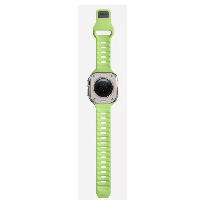 Band Nomad Sport Band Light roheline Rubber — laius 21,5 mm, randmele 160–195 mm