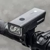 Rockbros jalgrattavalgusti + USB-C - USB-A kaabel 260 lm Must