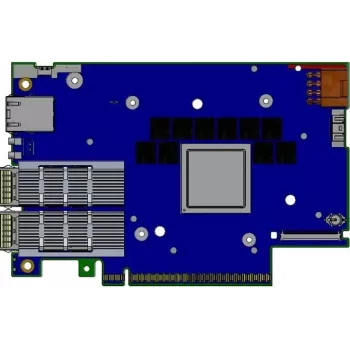 Võrgupöördprotsessor NVIDIA BlueField-3 B3210E E-seeria FHHL, kahe pordiga 100GbE QSFP112, 32GB DDR5