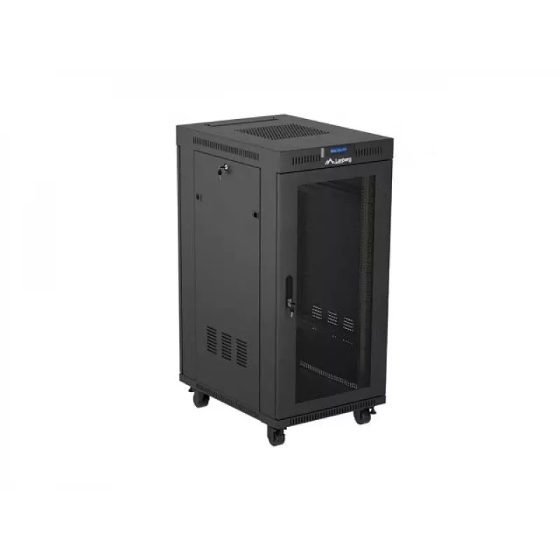 Eraldiseisev LANBERG FF01-6824-23BL 24U 600×800 mm IP20 must riiulikapp