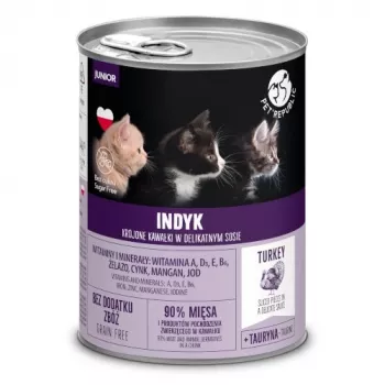 Märg kassitoit PetRepublic Junior Turkey 400 g – kassipoegadele