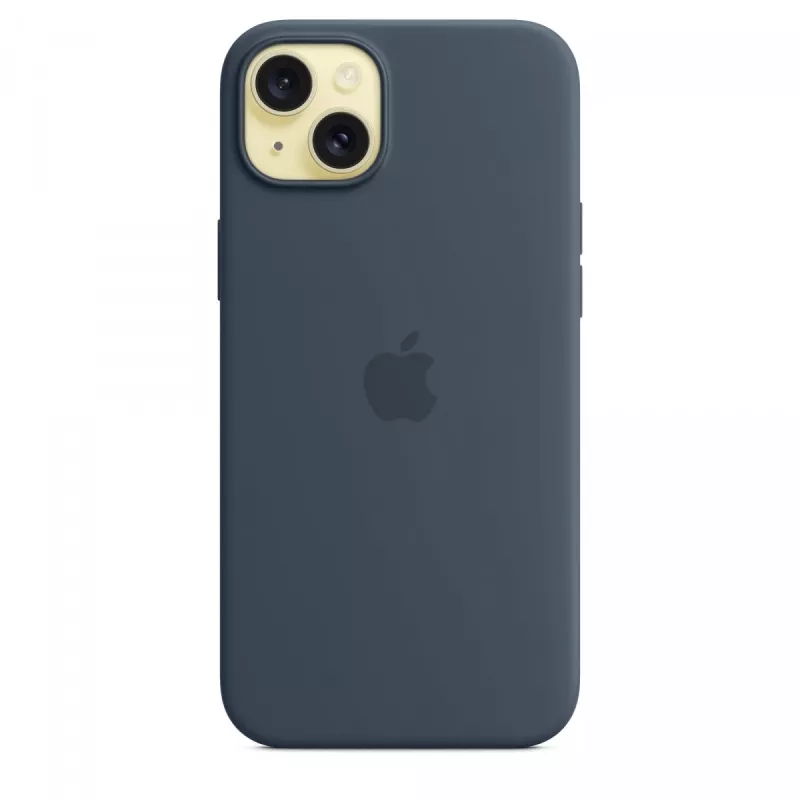 Apple iPhone 15 Plus silikoonümbris MagSafe'iga - Storm Blue