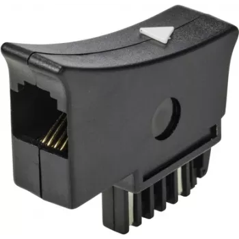 Renkforce Telefon (analog) Adapter [1x TST-Plug - 1x RJ11-Plug 6p4c] Must (RF-5046540)