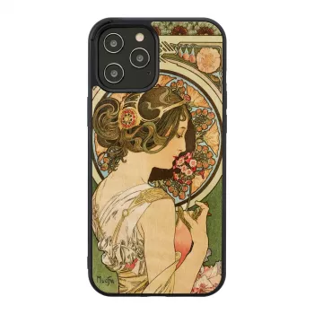man and wood telefoniümbris iPhone 12 Pro Max jaoks — primrose Must