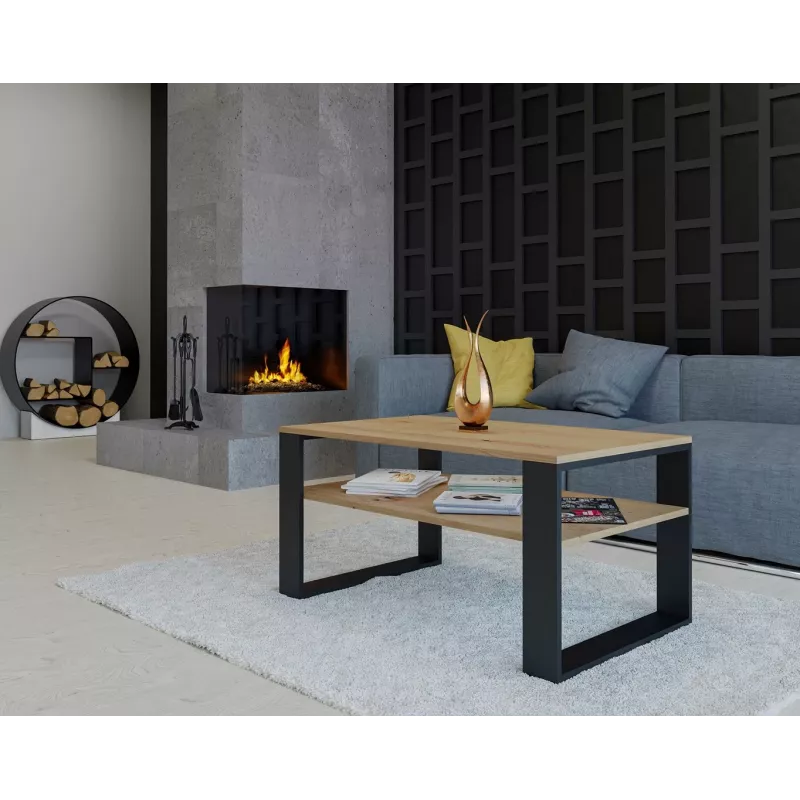 Topeshop MODERN 1P ART CZ kohvi-/külje-/nurgalaud Kohvilaud ristkülikukujuline 2 jalg(a)