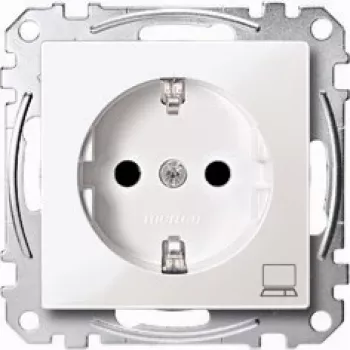 Pistikupesa CEE 7/3 Merten MEG2350-0319 Valge