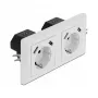 Seinapistikupesa DeLOCK 2-suunaline 4 USB-pordiga 2 x 2,8 A