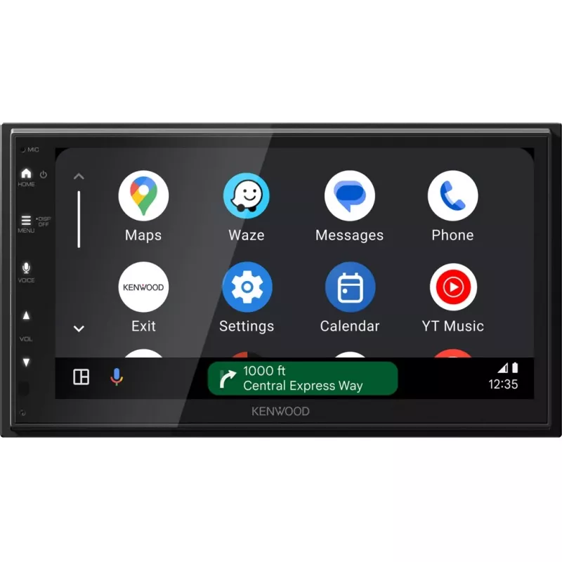 Kenwood double-DIN moniceiver Android Auto, Apple CarPlay, DAB+ tuuner, ühendus tagurpidikaamera jaoks