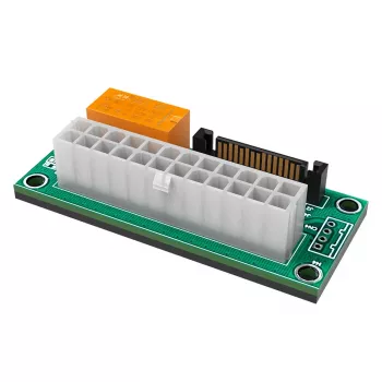 Toiteadapteri plaat Akasa AK-CBPW28-KT02 24-kontaktiline ATX-toiteadapter SATA-toitepistikule