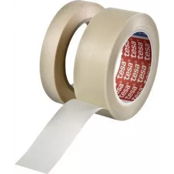 Masking tape Tesa 4331, 50 m length, 25 mm width, colorless silicone adhesive