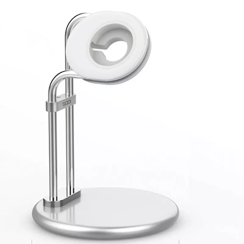 Aluminum alloy induction stand SAW-300 hõbedane Apple Watchile