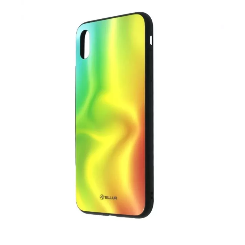 Ekraanikaitseklaas Tellur iPhone XS Max jaoks — trükitud siidviimistlus