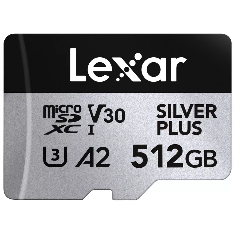 Flash Memory Lexar 512GB UHS-I microSDXC SILVER PLUS