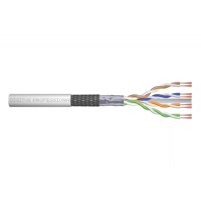 Võrgukaabel Digitus CAT 6 SF/UTP keerdpaar paikakaabel tooral 305m hall