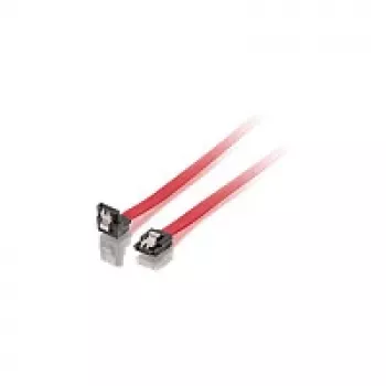 Equip SATA ll siseühenduskaabel, 0,3 m, 0,3 m, SATA II, SATA 7-kontaktiline, SATA 7-kontaktiline, isane/isane, punane