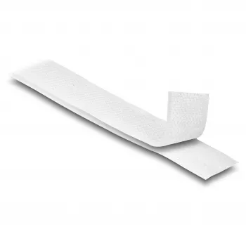 DeLOCK tugev haaknööblint 5 m x 20 mm valge