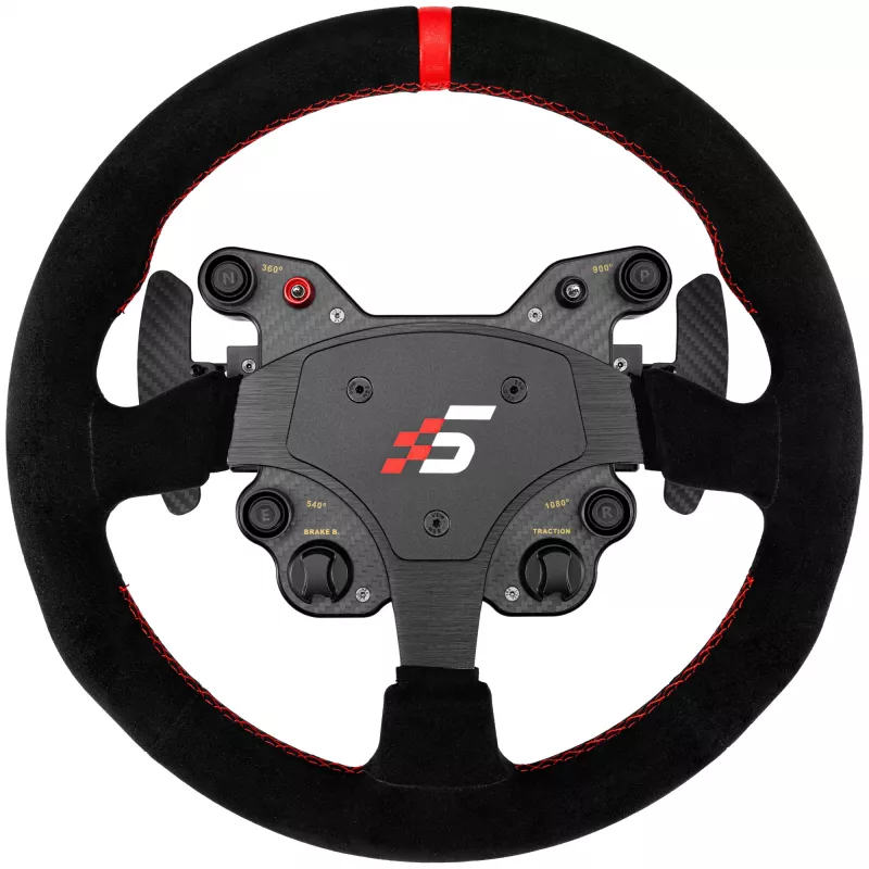 Simagic rool GT1-SR Alcantara — GT1-SR(ALCANTARA) võidusõidurooli pöid, Alcantara kattega