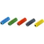 Juhtmeühendus Banana ShiverPeaks BS56230-SET Must Sinine Roheline Punane Kollane
