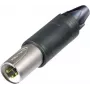 Neutrik XLR-pistik, sirge, pesa, sirge, kontaktide arv: 3, hõbedane NC3FM-C 1 tk (NC3FM-C)