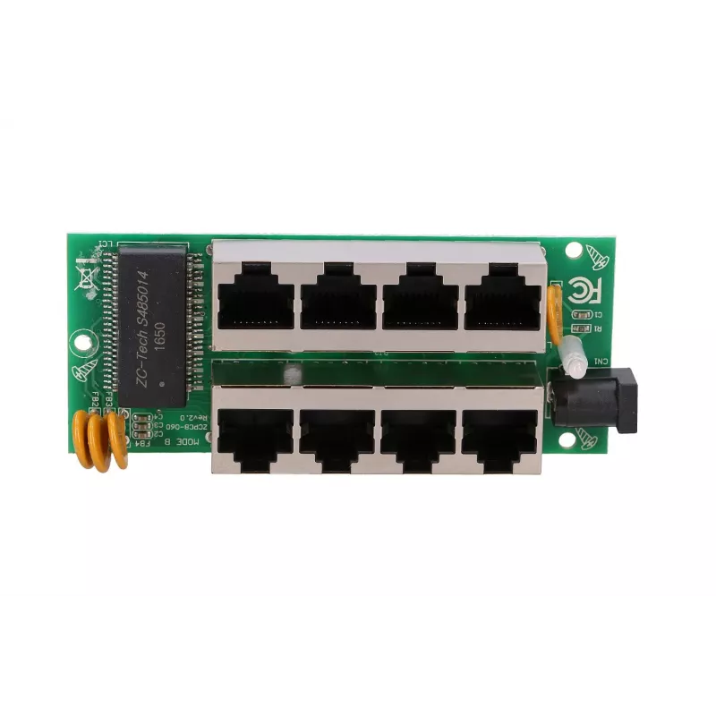PoE-injektor Extralink Gigabit 4-pordiline, 4x 1000 Mb/s RJ45, 48 V, sinine/must