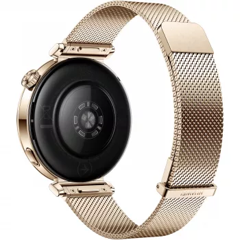 Nutikell HUAWEI WATCH GT5 41 mm — 1,32 tolli AMOLED, 466×466, 323 mAh, roostevabast terasest korpus, kuldne rihm