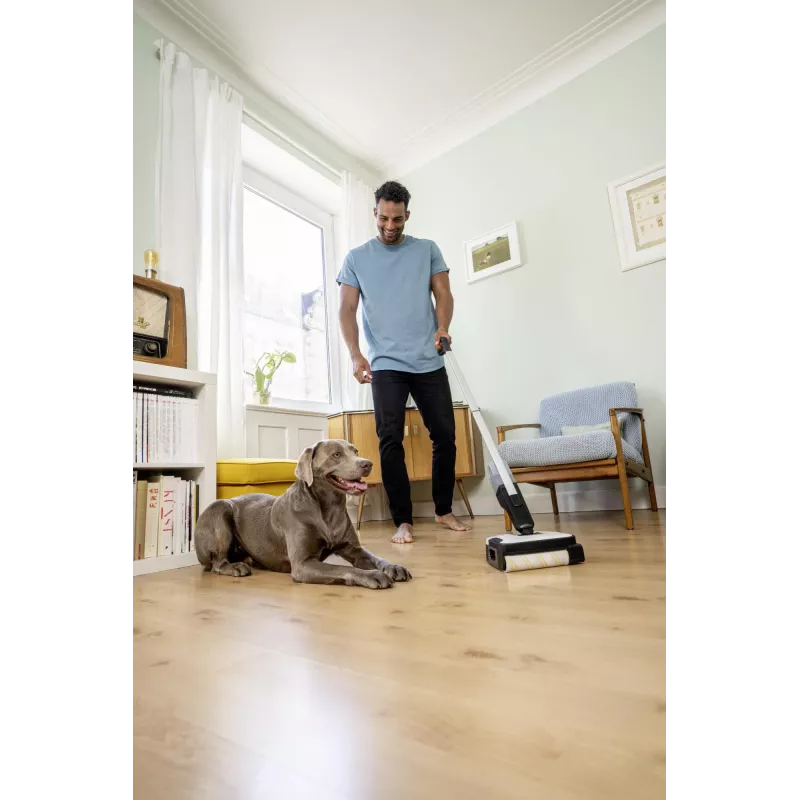 Elektrihari Kärcher FC 2-4, aku 2,5 Ah, kotita, märg- ja kuivpuhastus, 70 m² ühe laadimisega