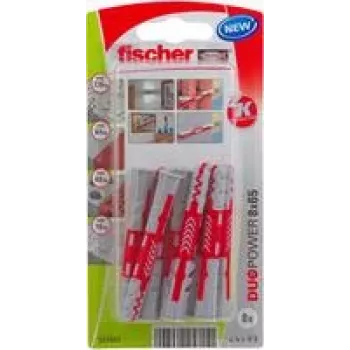 Fischer DuoPower 8 x 65 K NV seinapistik 65 mm 537651 1 komplekt (537651)