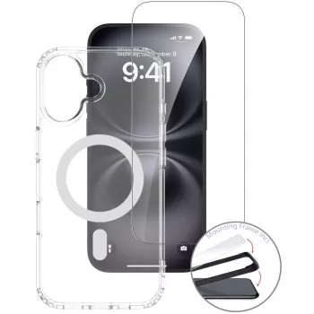 4smarts Mobile Phone Case Border Transparent Valge for iPhone 17