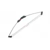 Compound bow POE LANG EK Chameleon Must 10–15 lb tõmbejõud, alumiinium, 930 mm, 22-tolline nöör, sisaldab 2 noolt ja tarvikuid