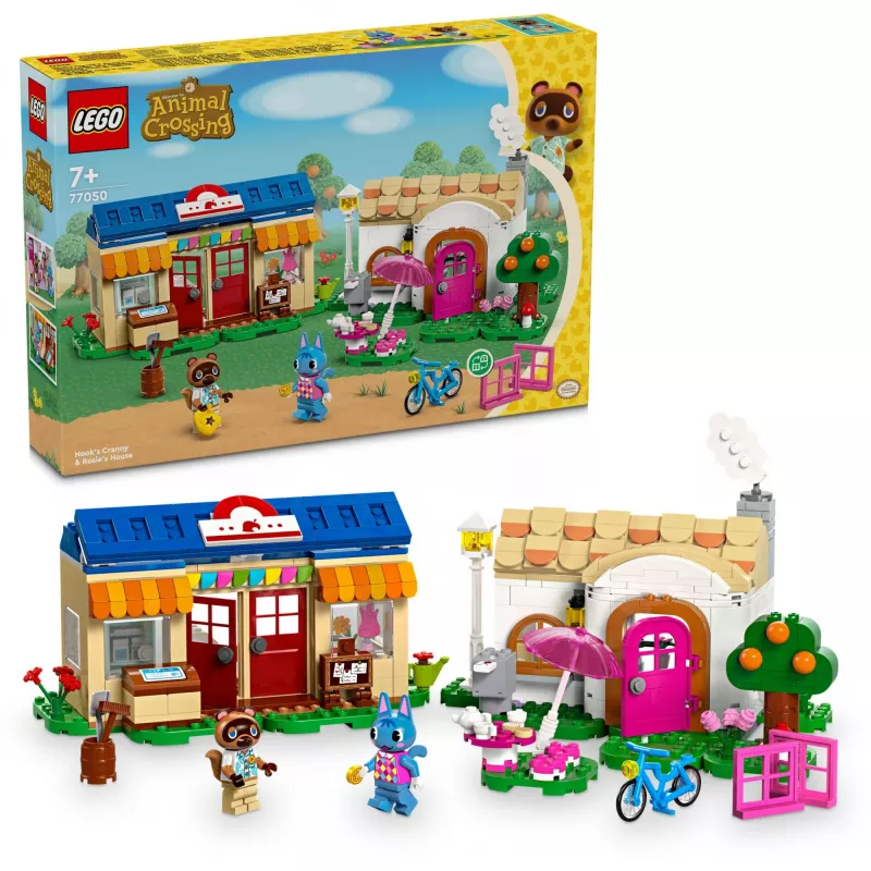 Konstruktsioonimänguasi LEGO 77050 Animal Crossing Nooki pood Sophie maja komplekt – modulaarne mängukomplekt