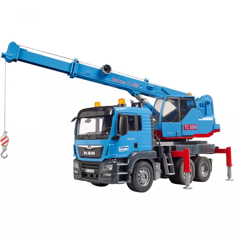 Kraanaauto BRUDER MAN TGS Kran-LKW Blue ABS 03771