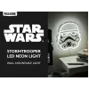 Seinale paigaldatav LED-neoonvalgusti Paladone Stormtrooper mudel PP14595SWVN, dekoratiivne Star Warsi valgustus