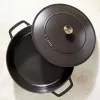 Saute Pan ZWILLING STAUB BRAISERS Ümmargune 28 cm, must, põhja Ø 22,2 cm