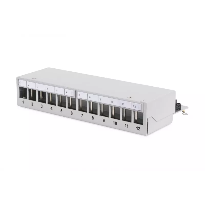 Töölaua modulaarpaneel Digitus DN-93706 12 pordiga