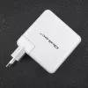 Qoltec GaN laadija FAST 108W | 5-20V | 3-4.7A | USB C | Valge