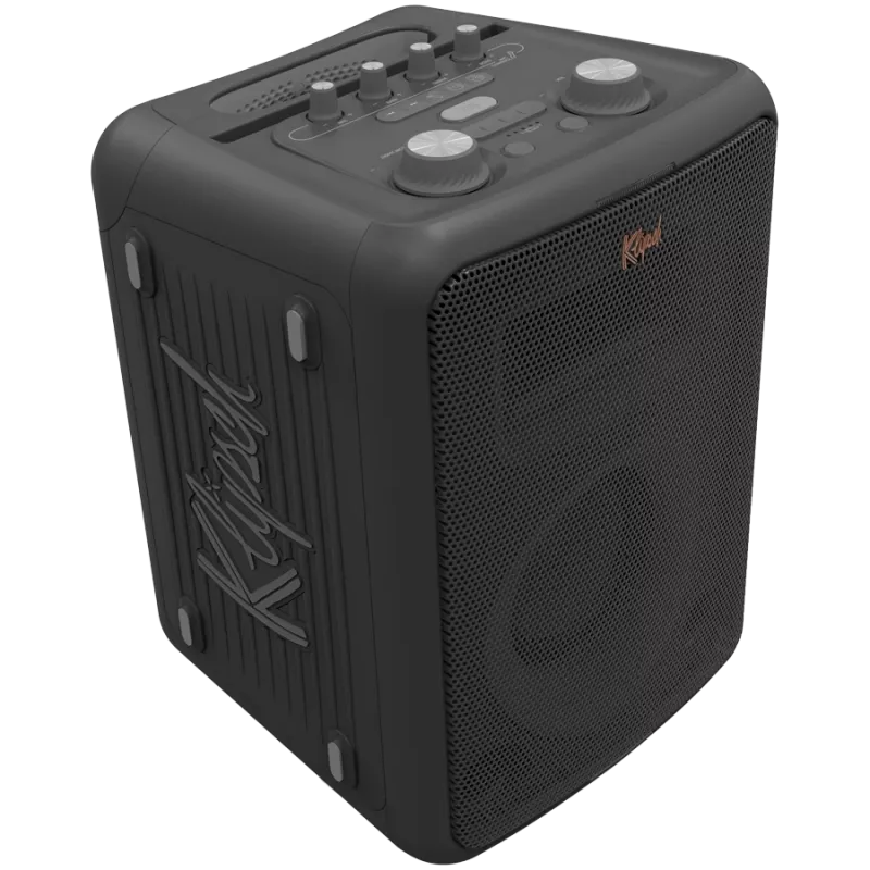 Parteikõlar KLIPSCH Vegas — juhtmega ja juhtmeta, kõlar 13,3 cm, 49–20000 Hz, 95 dB, akutoitega, must
